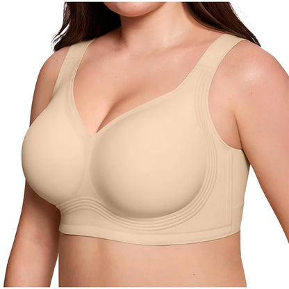 Leopard Print Jelly Bras Women'S Wire-Free Seamless Full Coverage plus Size Supportive Seamless Comfort Lightweight Daily Wear S